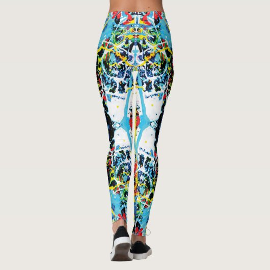 Leggings Plat de crayola fondu (Dos)