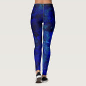 Leggings Plat de peinture bleu (Dos)