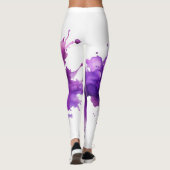 Leggings Plat pourpre (Dos)