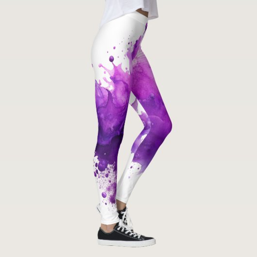 Leggings Plat pourpre (Droite)