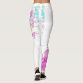 Leggings Plat rose (Dos)