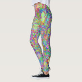 Leggings Plate-formes multicouleurs amusantes (Gauche)