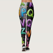 Leggings Playful Handwritten Alphabet Patter (Dos)