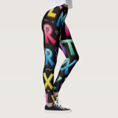 Leggings Playful Handwritten Alphabet Patter (Droite)