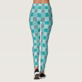 Leggings Pleggings Motifs Aqua Tile (Dos)