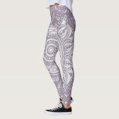 Leggings Plein graphique Mandala couleur tendance pour Yoga (Gauche)