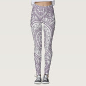 Leggings Plein graphique Mandala couleur tendance pour Yoga (Devant)