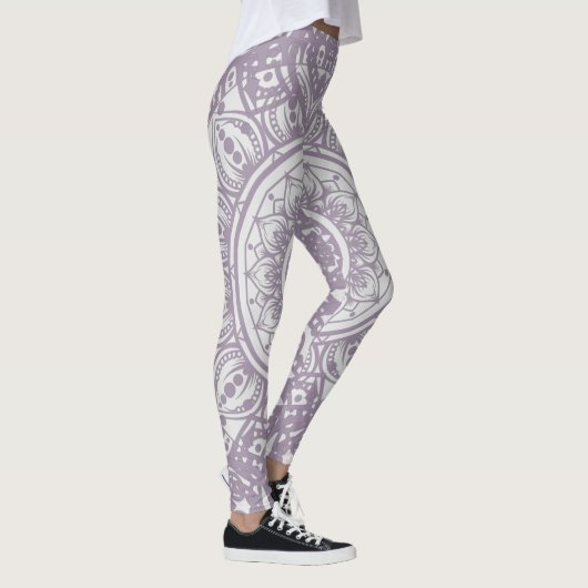 Leggings Plein graphique Mandala couleur tendance pour Yoga (Droite)
