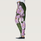 Leggings Plhox floral mauve (Gauche)
