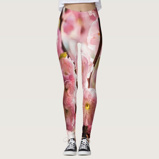 Leggings Plum à fleurs - Paradize rose (Devant)