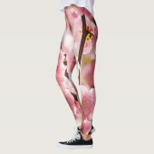 Leggings Plum à fleurs - Paradize rose (Gauche)