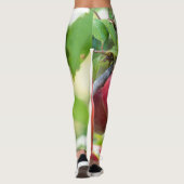 Leggings Plum cerise sur branche (Dos)