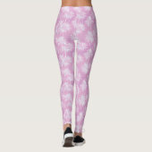Leggings Plum Motif de silhouette de palmier hawaïen ID1093 (Dos)