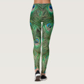 Leggings Plumage de paon (Dos)
