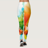 Leggings Plume primaire - aquarelles (Dos)