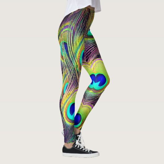 Leggings Plumes 5 de paon (Droite)