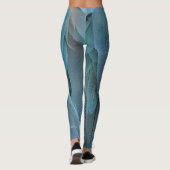 Leggings Plumes bleues (Dos)