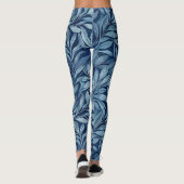 Leggings Plumes bleues (Dos)