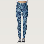 Leggings Plumes bleues (Devant)