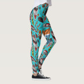 Leggings Plumes colorées (Droite)