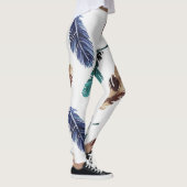 Leggings Plumes colorées Texture tribale (Droite)