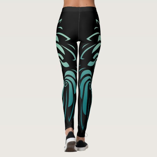 Leggings Plumes d'ange colorées    (Dos)