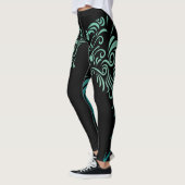 Leggings Plumes d'ange colorées    (Gauche)