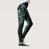 Leggings Plumes d'ange colorées    (Droite)