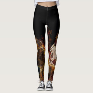 Leggings Plumes dansantes