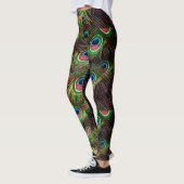 Leggings plumes de paon (Gauche)