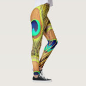 Leggings Plumes de paon 2 (Droite)