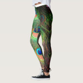 Leggings Plumes de paon 3 (Gauche)