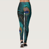 Leggings Plumes de paquetage (Dos)