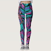Leggings Plumes de saumons (Devant)