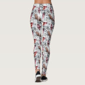 Leggings Plumes, ethniques. (Dos)