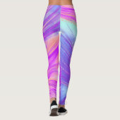 Leggings Plumes Phoenix abstraites (Dos)
