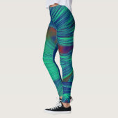 Leggings Plumes Phoenix abstraites (Gauche)