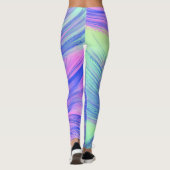 Leggings Plumes Phoenix abstraites (Dos)