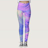 Leggings Plumes Phoenix abstraites (Devant)