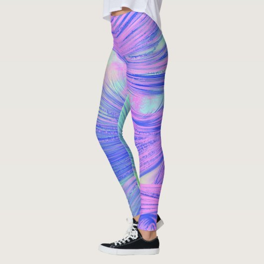 Leggings Plumes Phoenix abstraites (Gauche)