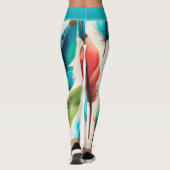 Leggings Plumes tape-à-l'œil (Dos)