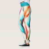 Leggings Plumes tape-à-l'œil (Gauche)