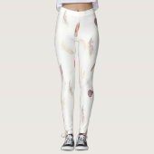 Leggings Plumes Tendance Collection Luxe Boho (Devant)