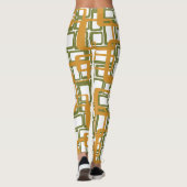 Leggings Plus D'Ouverture Des Rectangles Modernes Du Milieu (Dos)