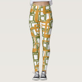 Leggings Plus D'Ouverture Des Rectangles Modernes Du Milieu (Devant)