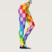 Leggings Plus large arc-en-ciel carré de spectre (Droite)