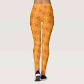 Leggings Plus Motif minimal rose orange (Dos)
