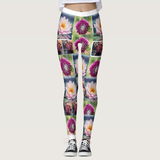 LEGGINGS PLUSIEURS FLEURS LÉGUANT (Devant)