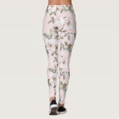 Leggings Plutôt Rose Blanc Floral (Dos)
