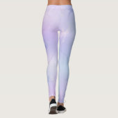 Leggings Plutôt Shimmery Pastel Lavender bleu rose (Dos)